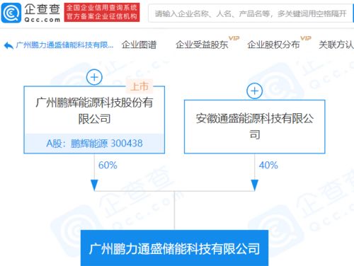 鵬輝能源布局儲能系統集成新賽道，成立億元級科技公司